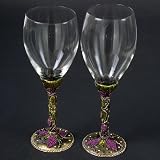 Grape Wine Glass Epoxy Set 2