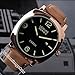 CURREN Men Nubuck Leather Outdoor Date Sport Quartz Wrist Watch Brown
