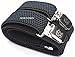 Decalen Mens Suspenders Very Strong Clips Heavy Duty Braces Big and Tall X Style (Black)