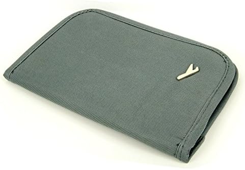 Multi-function Travel Passport Credit Id Card Cash Holder Organizer Wallet Purse Case Bag Water-proof Material Large Capacity For Men Women (gray-03)