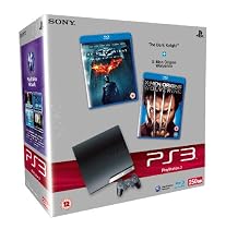 Sony PlayStation 3 Slim Console (250GB Model) with Blu-ray Movie Bundle