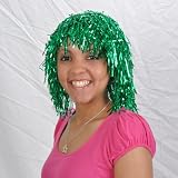 Green Tinsel Wigs (1 dz)