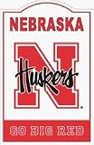 Nebraska Cornhuskers Nostalgic Metal Sign from Riddell