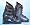 Salomon Performa 660 Used Ski Boot Blue Men's Size 8.5