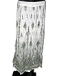 Christmas Gift Women's Skirt White Color Sequin Work Bellydance Size 38 Inches