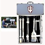 Indiana Hoosiers 8pc. BBQ Set w/Case - NCAA College Athletics - Fan Shop Sports Team Merchandise