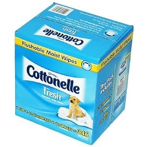 Kleenex Cottonelle Fresh Flushable Moist Wipes - 346 Moist Wipes