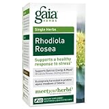 Gaia Herbs Rhodiola Rosea, 60-capsule Bottle ~ Gaia Herbs