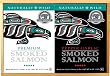 Alaska Smokehouse Wood Crate With 1 Each Smoked Salmon, & Pepper Garlic Fillet, 8 Ounce Box