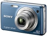 Sony DSC-W230 Digitalkamera (12 Megapixel, 4-fach opt. Zoom, 7,6 cm (3 Zoll) Display) blau - 