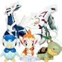 Pokemon 2" Diamond & Pearl Figure Bundle (Chimchar, Piplup, Turtwig, Dialga and Palkia)