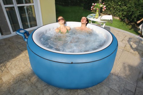 Palm Springs Inflatable Pro Series Bubble Spa Hot Tub WITH cover