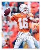 Peyton Manning Tennessee Volunteers Autographed 16x20 Photograph with Go Vols Inscription