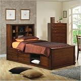 Scottsdale Walnut Twin Chest Bed by Coaster Furniture