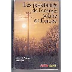 Les possibilit�s de l'�nergie solaire en Europe