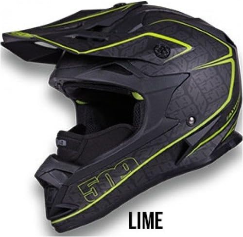 509 Altitude Lime Helmet With Free Go Pro Mount & Breath Box (Large)
