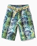 Coogi Boys Belted Plaid Short
