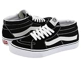VANS SK-8 Mid Shoes in Black / White