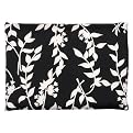 Jane Lavender Sleep Pillow - White Leaves on Black