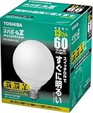 東芝 ネオボールZ 電球形蛍光ランプ ボール電球60ワットタイプ 昼白色 EFG15EN/13-ZJ