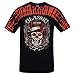 Harley-Davidson Mens Classic Hat Skull Crackle Shoulder Dye Short Sleeve Shirt