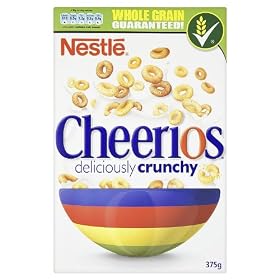 Cheerios Ready-to-Eat Breakfast Cereal 375 g (Pack of 4)