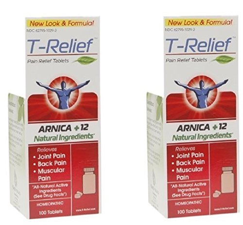 T-relief Pain Relief 100 Tablets X 2