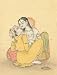 Indian Paintings Miniatures Art Drawings & Water Color on Paper 7.5 x 5 inches