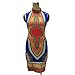 Rumas® Women African Print Dress Casual Straight Bohemia Sleeveless Mini Dresses