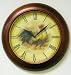 Antique Style Copper Country Rooster Kitchen Farmhouse Wall Clock