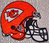 NFL FOOTBALL KANSAS CITY CHIEFS HELMET EMBROIDERED PATCH