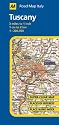 AA Road Map Italy: Tuscany