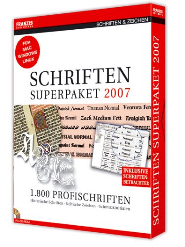 Schriften Superpaket 2007 (PC+MAC+Linux)