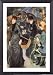 Pierre Auguste Renoir Poster Kunstdruck und Holz-Rahmen - Regenschirme (70 x 50cm)