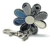 AUTHENTIC COACH DENIM SIGNATURE PATCHWORK FLOWER CHARM KEYFOB 94051