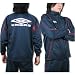 UMBRO SHADOWストライプトレーニングジャージ上下セット《メンズ:ネイビ/Mレッド/Mレッド 》アンブロ 吸汗速乾 シャドーSET UBS2927-NVY-UBS2927P-NRD