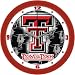 Texas Tech Red Raiders NCAA Dimension Wall Clock