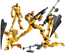 Neon Genesis Evangelion Eva Unit 00 w/ Revoltech Joints Action Figure Yellow Edition