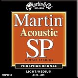 Martin MSP4150 SP Phosphor Bronze Acoustic Guitar Strings, Light-Medium