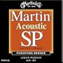 Martin MSP4150 SP Phosphor Bronze Acoustic Guitar Strings, Light-Medium