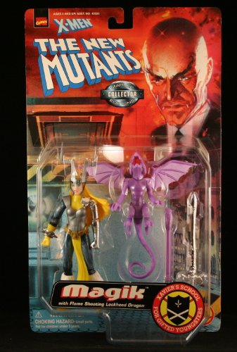  MAGIK with Flame Shooting Lockhead Dragon X-MEN THE NEW MUTANTS Action Figure