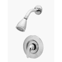 Price Pfister J89-A75 Chrome Parisa Single Handle Shower Only Trim with Single Function Showerhead from the Parisa Series J89-A75