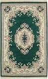 IMAGE OF Surya Avalon Aubusson Emerald 5'3'' X 8'3'' Area Rug