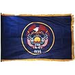 Utah 3x5ft Nylon Flag with Indoor Pole Hem and Fringe