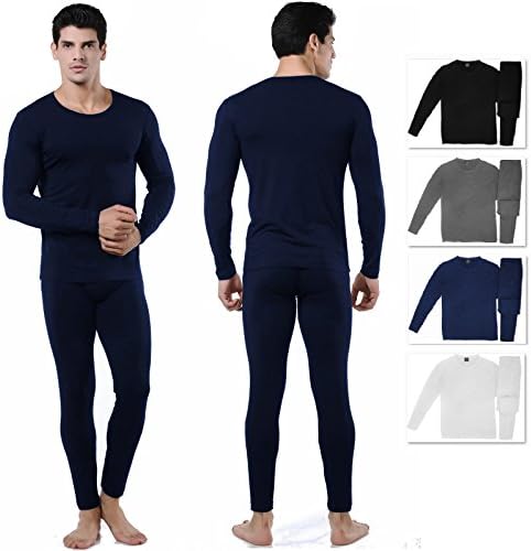 Comfort Fit® Men's Ultra-Soft Fleece Lined Thermal Top & Bottom Underwear Set