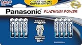 Panasonic Energy Corporation LR03XP/16BH Platinum Power AAA Alkaline Batteries, Pack of 16