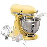 KitchenAid KSM150PSMY Artisan Series 5-Quart Mixer, Majestic Yellow