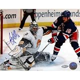 Steiner Sports NHL Ryan Miller Kick Save Vs Sean Avery Autographed 8-by-10-Inch Photograph