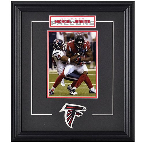 Mounted Memories Atlanta Falcons Michael Jenkins Framed Photo and Plate