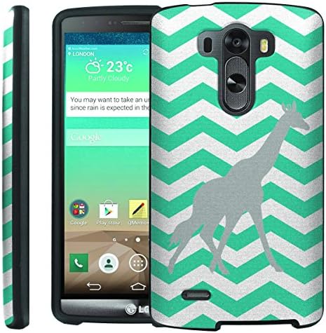 [ManiaGear] Design Graphic Image Shell Cover Hard Case (Giraffe Chavron) for LG G3